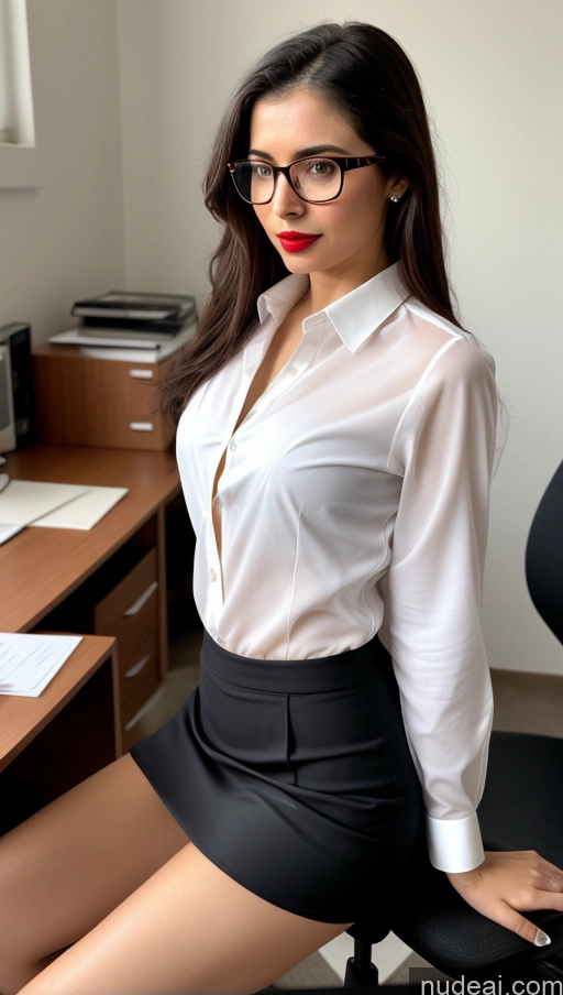related ai porn images free for Glasses Small Ass Skinny Short Pubic Hair Fairer Skin 20s Seductive Micro Skirt Secretary Shirt Small Tits Lipstick Messy Office Indian Transparent