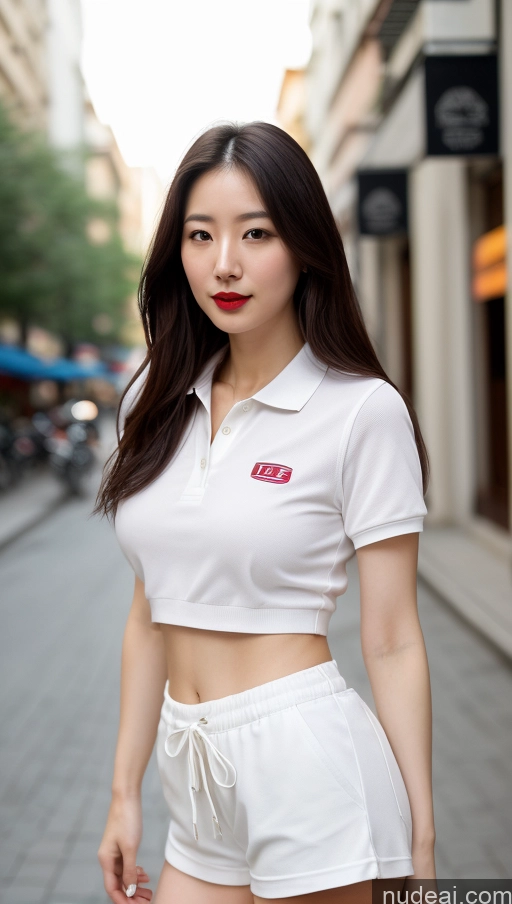 related ai porn images free for Short Fairer Skin 20s Seductive Lipstick Perfect Boobs Big Ass Thick Woman Short Shorts Polo Korean Street Long Hair