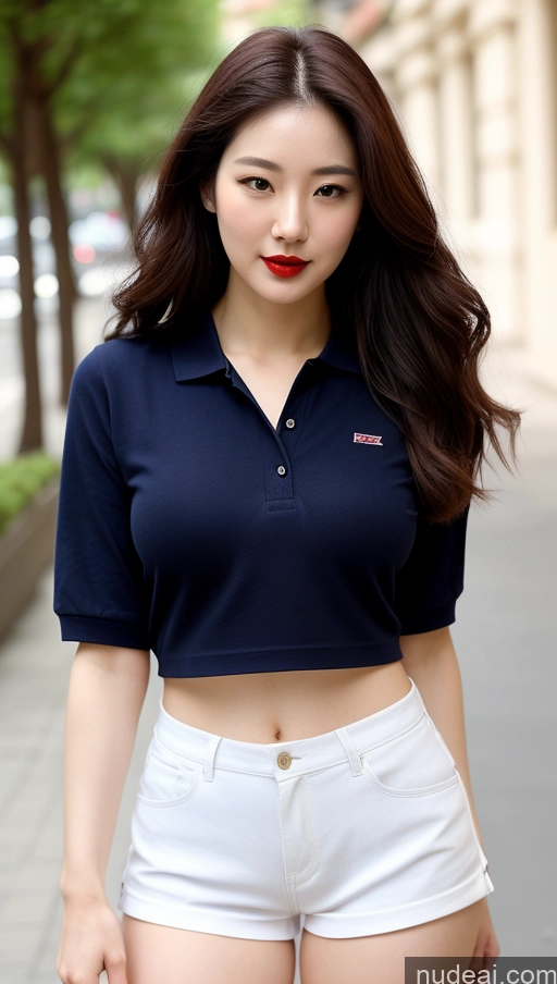 related ai porn images free for Short Fairer Skin 20s Seductive Lipstick Perfect Boobs Big Ass Thick Woman Short Shorts Polo Korean Street Long Hair