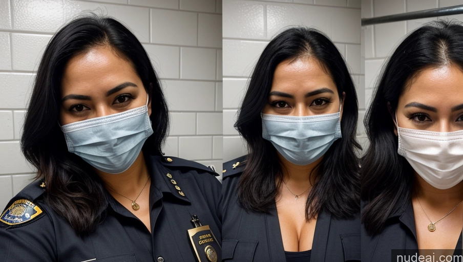 related ai porn images free for Woman One Perfect Boobs 30s Sexy Face Black Hair Indian Skin Detail (beta) Prison Face Mask Cleavage Dark Lighting Detailed Police