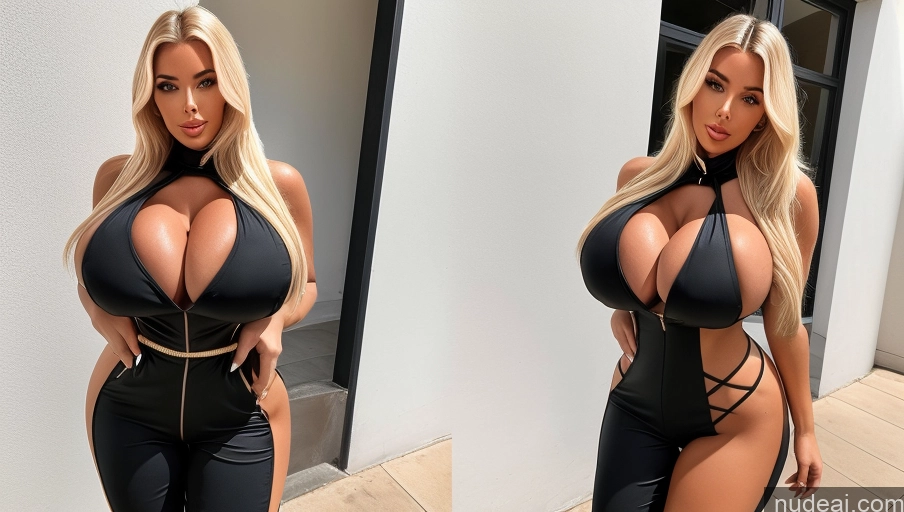 related ai porn images free for Huge Boobs Busty Bimbo Two Jumpsuit