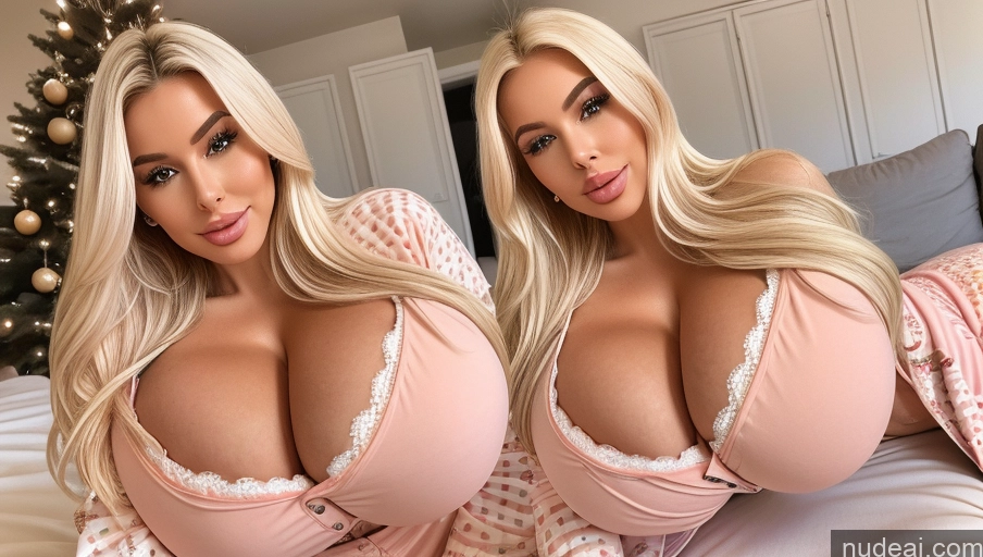 related ai porn images free for Bimbo Two Swedish Busty Huge Boobs Pajamas