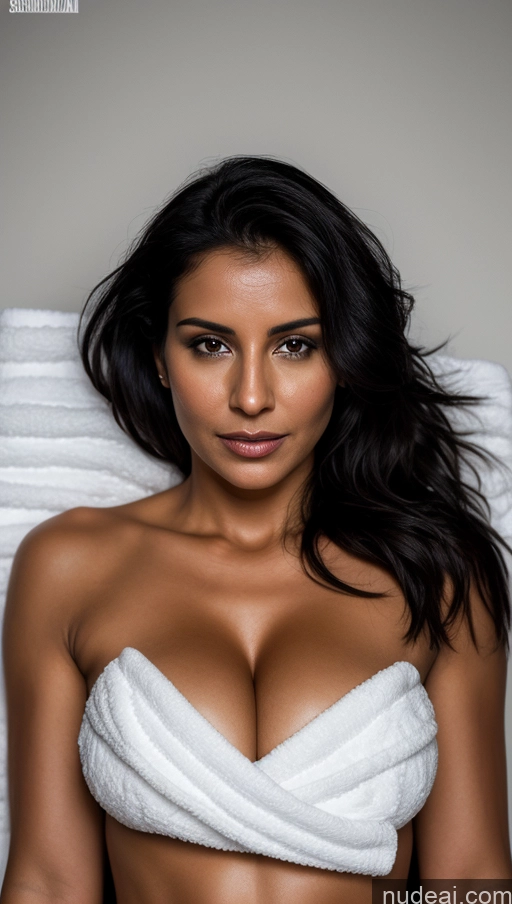 related ai porn images free for Woman One Perfect Boobs 30s Sexy Face Black Hair Messy Indian Straddling Towel Face Mask Dark Lighting Detailed