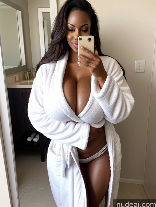 related ai porn images free for Woman Busty Huge Boobs Beautiful Muscular Big Ass Abs Thick Seductive Bathroom Bathrobe African