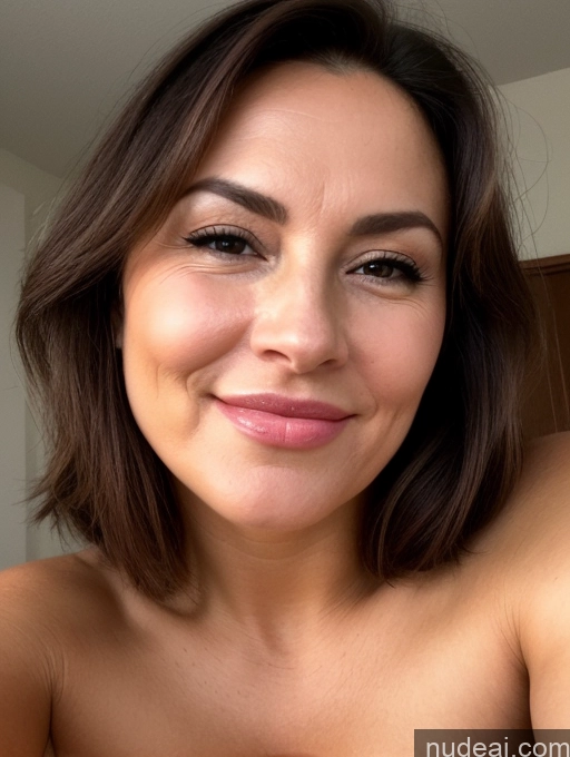 related ai porn images free for Sexy Face Pouting Lips Happy Straight Close-up View Nude Simple Brunette One Beautiful White Milf 30s Hell Spreading Legs