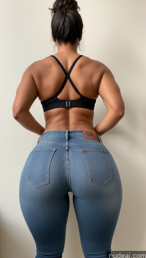 related ai porn images free for Athlete Perfect Boobs Big Ass Big Hips Jeans Front View