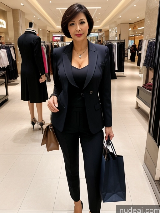 related ai porn images free for Woman Busty Perfect Boobs Beautiful Perfect Body 70s Short Hair Chinese Mall Suit Stylish Secretary Professor Jacket Bra Casual Cleavage Detailed