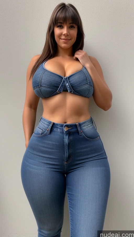 related ai porn images free for Athlete Perfect Boobs Big Ass Big Hips Jeans Front View Bangs