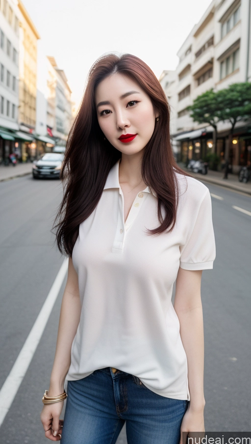related ai porn images free for Woman Lipstick Short Long Hair Fairer Skin 20s Korean Street Small Tits Perfect Boobs Big Ass Thick Polo Jeans