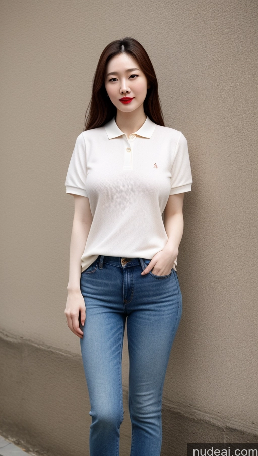related ai porn images free for Woman Lipstick Short Long Hair Fairer Skin 20s Korean Street Small Tits Perfect Boobs Big Ass Thick Polo Jeans