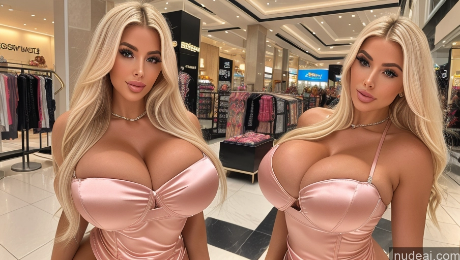 related ai porn images free for Huge Boobs Bimbo Front View Mall Satin