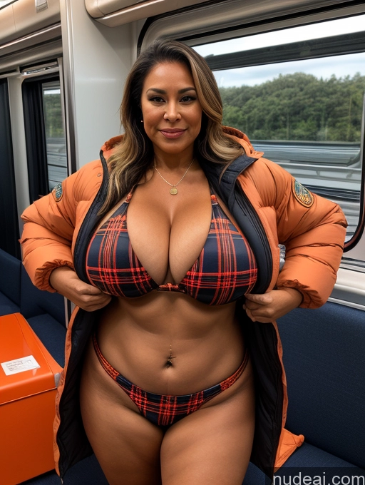 related ai porn images free for One Busty Huge Boobs Thick Tanned Skin 60s Polynesian Front View Microkini Thong Lumberjack Halloween Parka Train