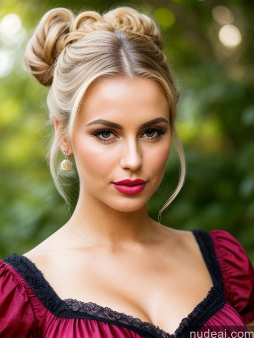 related ai porn images free for Beautiful Lipstick Perfect Body 20s Pouting Lips Hair Bun Dress Victorian Busty British Tanned Skin Blonde