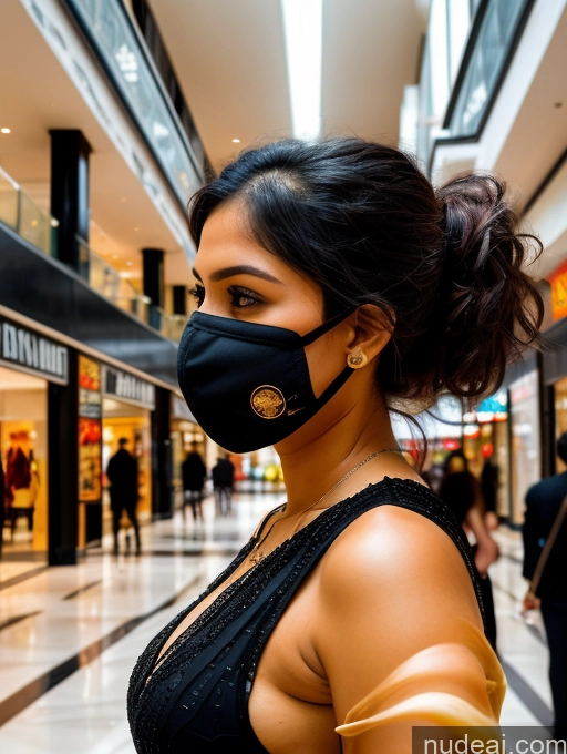 related ai porn images free for Woman One Perfect Boobs 30s Sexy Face Black Hair Indian Surrealist Mall Face Mask Traditional