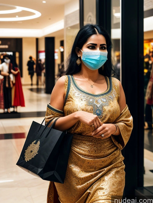 related ai porn images free for Woman One Perfect Boobs 30s Sexy Face Black Hair Indian Surrealist Mall Face Mask Traditional