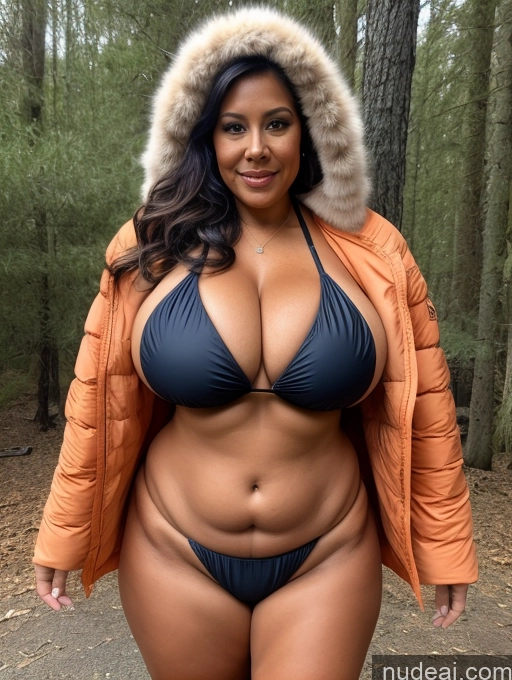 related ai porn images free for One Busty Huge Boobs Thick Tanned Skin Front View Microkini Thong 60s Polynesian Halloween Lumberjack Parka