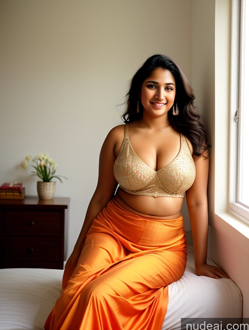 related ai porn images free for Woman Busty Big Hips Tanned Skin 18 Black Hair Happy Straight Indian Bedroom Front View Film Photo Simple Chubby Salwar