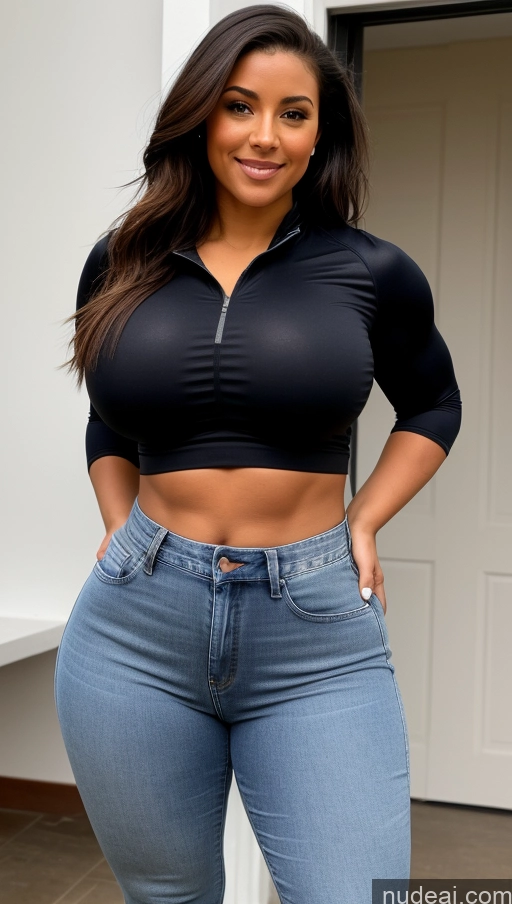 related ai porn images free for Athlete Big Ass Big Hips Perfect Boobs Abs Jeans Front View