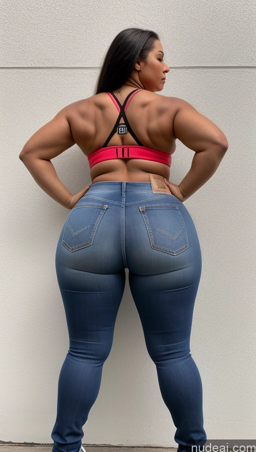 related ai porn images free for Athlete Big Ass Big Hips Perfect Boobs Jeans Front View