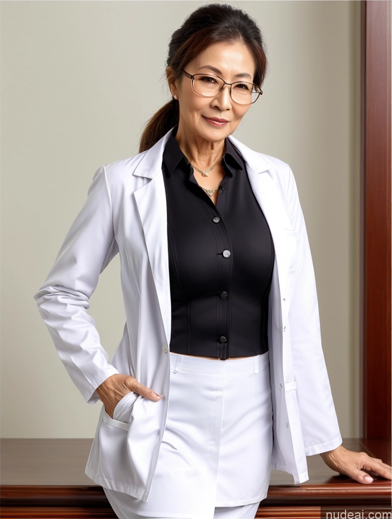 related ai porn images free for Milf Busty Perfect Boobs Beautiful Glasses Perfect Body Pubic Hair 70s Ponytail Chinese Suit Stylish Doctor Jacket Lab Coat Bra Casual Traditional Detailed Cleavage