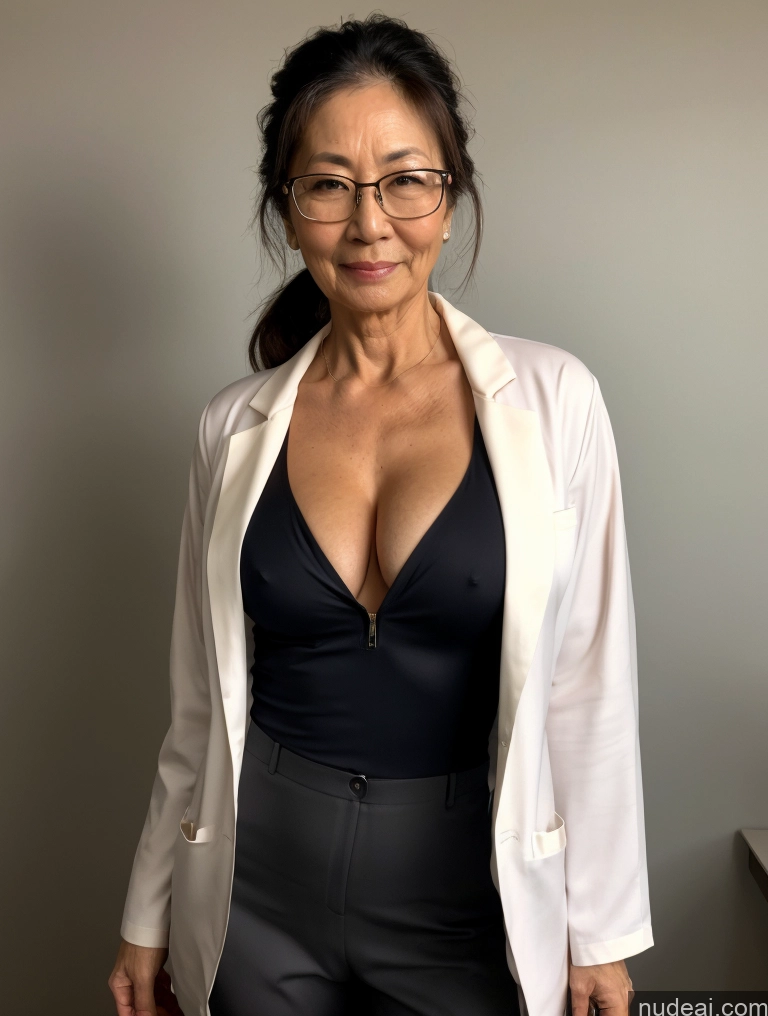 related ai porn images free for Milf Busty Perfect Boobs Beautiful Glasses Perfect Body Pubic Hair 70s Suit Stylish Doctor Jacket Lab Coat Bra Casual Traditional Detailed Topless Dark Lighting Nude Blouse Japanese Ponytail