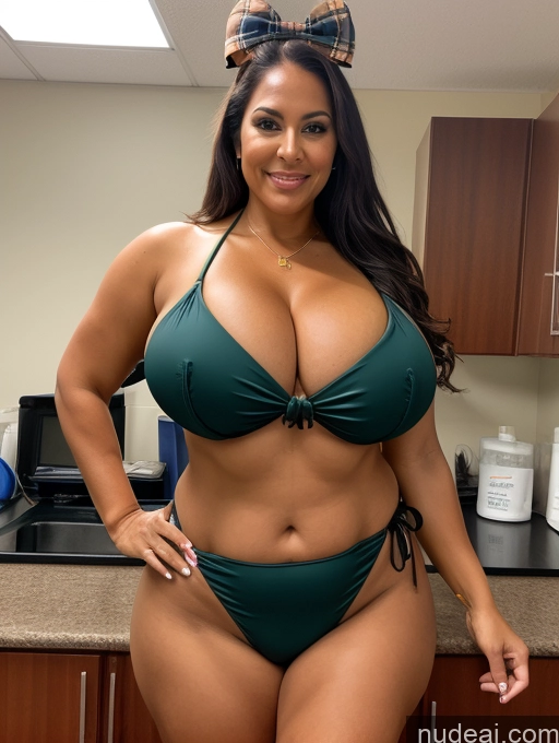 related ai porn images free for One Busty Huge Boobs Thick Tanned Skin 60s Front View Microkini Thong Lumberjack Lab Coat Halloween Bows Brazilian