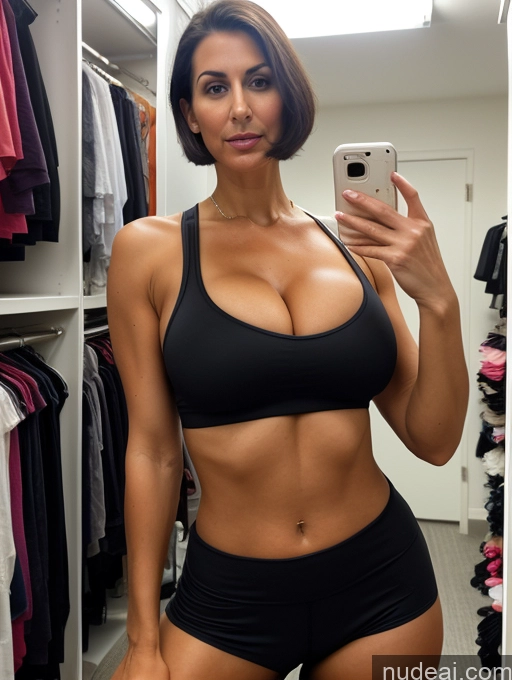 related ai porn images free for Tank Top Spandex Pantyhose Tall Tanned Skin Huge Boobs Cleavage Bright Lighting Black Hair Bobcut 30s Changing Room Milf Serious Close-up View Jewish Eating