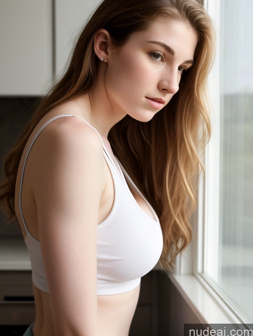 related ai porn images free for Fairer Skin Pubic Hair 18 Side View Small Tits Tank Top Busty