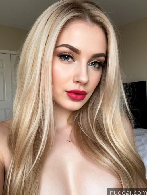 related ai porn images free for Woman Beautiful Lipstick Fairer Skin Blonde Russian Close-up View Pouting Lips Detailed Long Hair 20s
