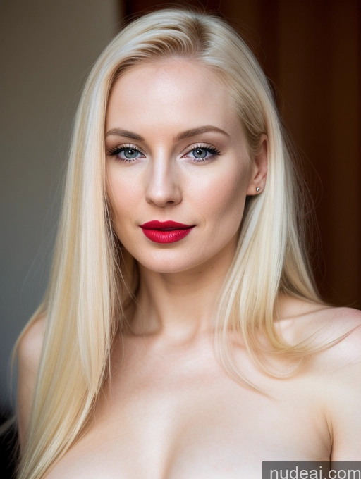 related ai porn images free for Woman Beautiful Lipstick Fairer Skin Blonde Russian Close-up View Detailed Long Hair 30s