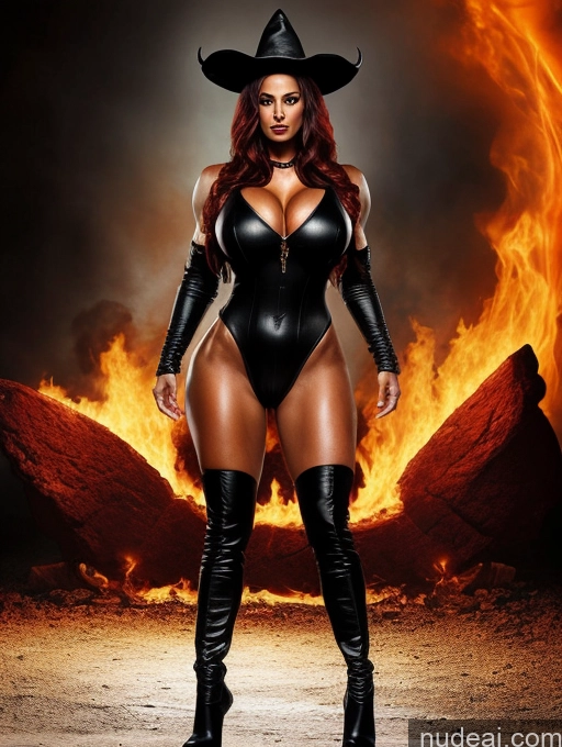 related ai porn images free for Witch Sexy Face Nude Devil Huge Boobs Muscular Big Ass Abs Hell