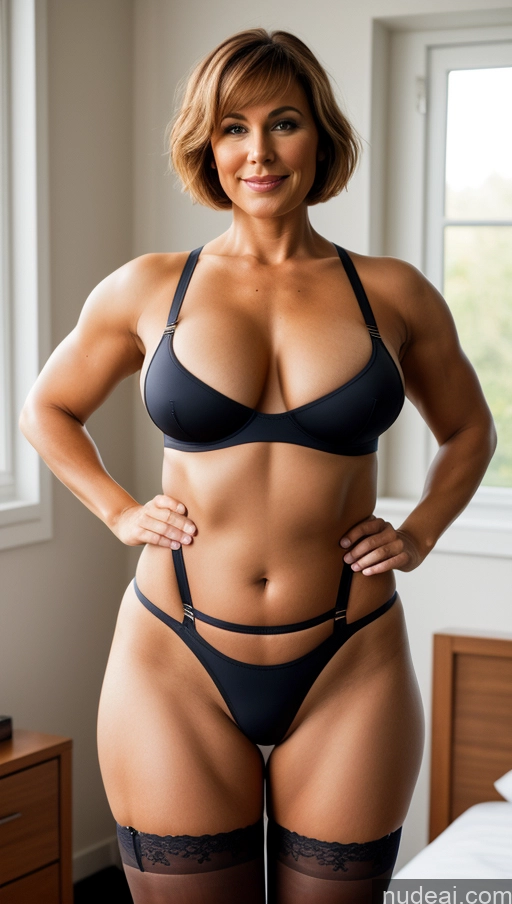related ai porn images free for Bodybuilder Busty Big Ass Big Hips Pubic Hair Tanned Skin 60s Ginger Short Hair German Soft + Warm Bedroom Front View Panties Pantyhose Suspender Belt Transparent Chubby