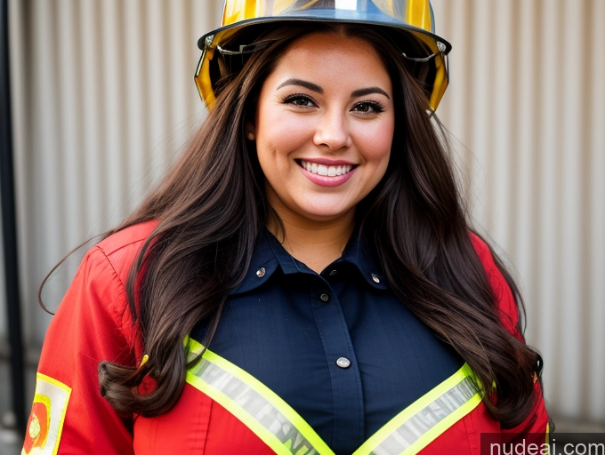 related ai porn images free for Woman One Busty Huge Boobs Big Ass Thick Big Hips Long Hair 20s Happy Brunette White Street Firefighter Full Frontal