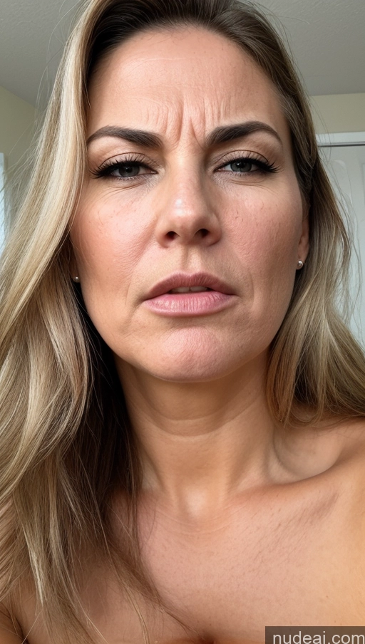 related ai porn images free for Milf Two Beautiful Thick Chubby Cumshot Nude Detailed 40s Front View Blonde Teacher White Serious Orgasm Seductive Shocked Angry Sexy Face