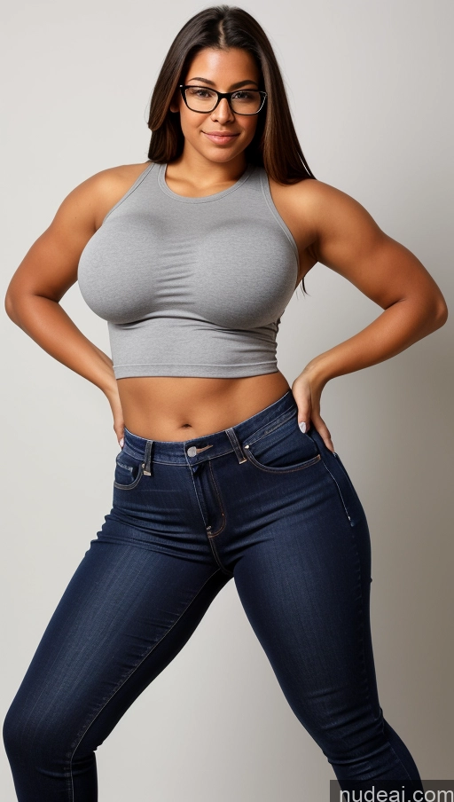related ai porn images free for Athlete Perfect Boobs Glasses Big Ass Big Hips Jeans Front View