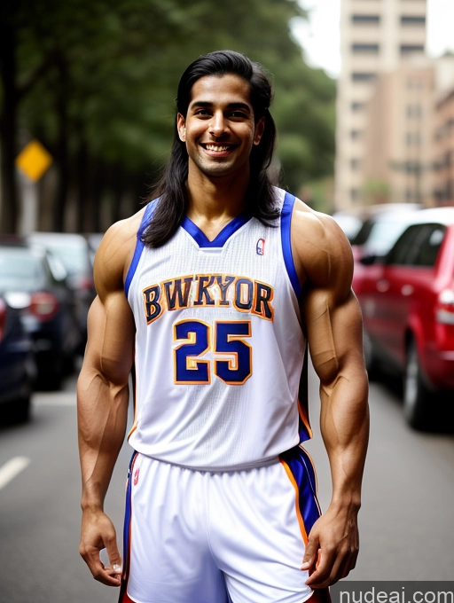 related ai porn images free for Bodybuilder Huge Boobs Muscular Abs Tall Tanned Skin 20s Happy Black Hair Long Hair Indian Street Basketball Cleavage