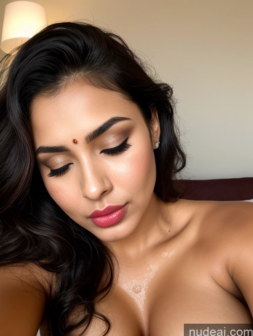 related ai porn images free for Busty Sexy Face Seductive Brunette Curly Hair Sari Cleavage Ahegao Pouting Lips Perfect Boobs Oiled Body 18 Orgasm Woman Bedroom Massage Indian
