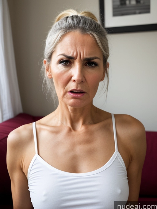 related ai porn images free for 70s Czech Skinny Short Couch Casual Chemise Short Shorts Angry Shocked Ponytail White Hair