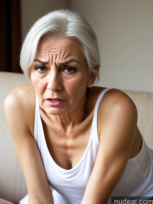 related ai porn images free for 70s Czech Skinny Short Couch Casual Chemise Short Shorts Angry Shocked Ponytail White Hair