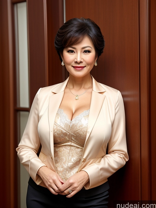related ai porn images free for Woman Busty Perfect Boobs Beautiful Perfect Body 70s Pixie Chinese Blouse Bra Jacket Professor Secretary Stylish Suit Traditional Cleavage Detailed