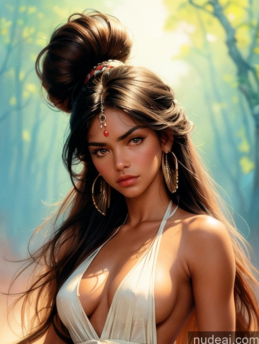 related ai porn images free for Long Hair Tanned Skin Tanned Skin Hair Bun Bangs Bangs Slicked Straight Native American Traditional GZCfinal Topless Woman Breasts Art By Boris Vallejo Boris Vallejo Art Style Fantasy Style Jeff Easley Mexico City Egyptian Meadow Watercolor Dress Detailed