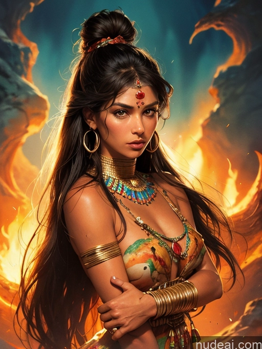 related ai porn images free for Long Hair Tanned Skin Tanned Skin Hair Bun Bangs Bangs Slicked Straight Native American Traditional GZCfinal Topless Woman Breasts Art By Boris Vallejo Boris Vallejo Art Style Fantasy Style Jeff Easley Mexico City Hell Egyptian Watercolor Meadow Dress Detailed