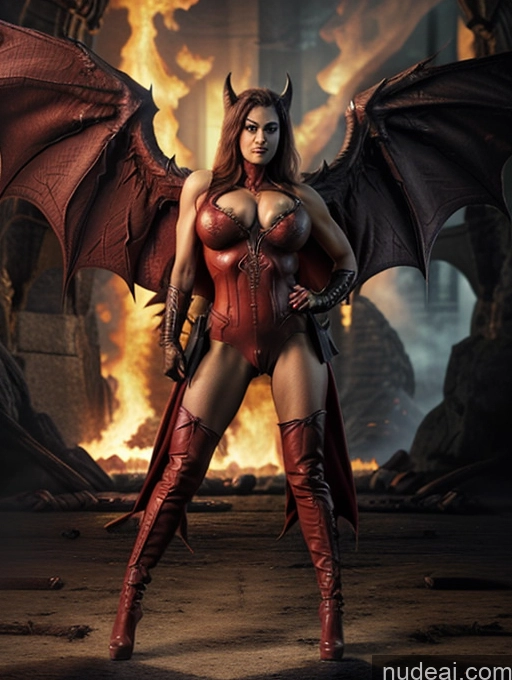 related ai porn images free for Batwoman Hell Huge Boobs Muscular Big Ass Abs Nude Devil Has Wings