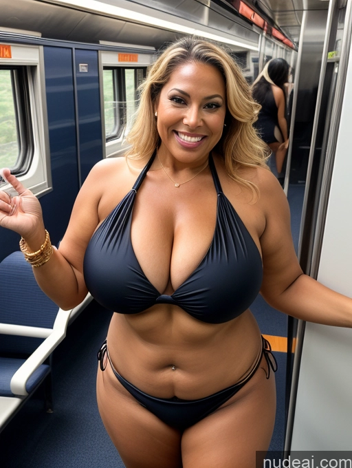 related ai porn images free for One Busty Huge Boobs Thick Tanned Skin 60s Laughing Front View Microkini Thong Polynesian Lumberjack Halloween Train