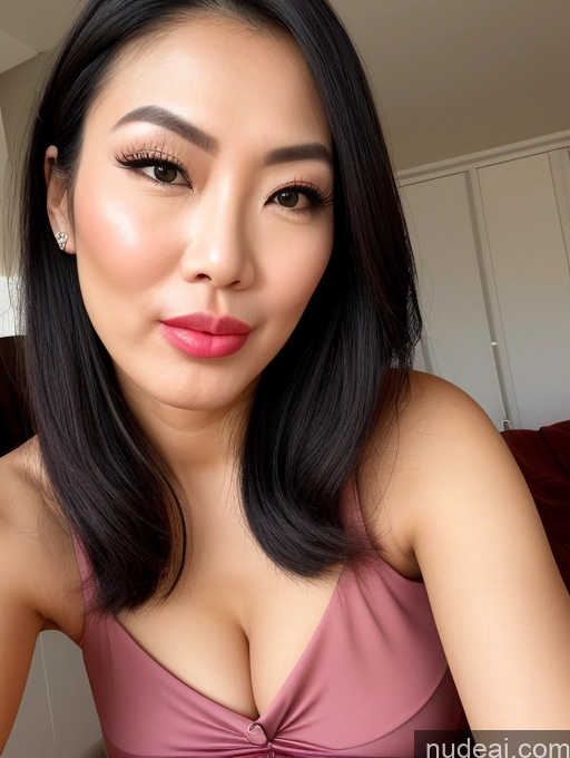 related ai porn images free for Tall Busty Black Hair Asian Dress Long Skirt Ponytail 60s Happy Ahegao Two Polo Blouse Pouting Lips
