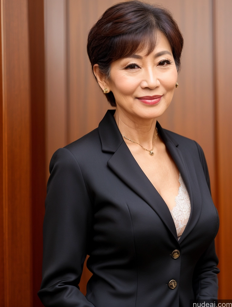 related ai porn images free for Woman Perfect Boobs Beautiful Perfect Body 70s Pixie Blouse Bra Jacket Professor Secretary Stylish Suit Traditional Cleavage Detailed Korean