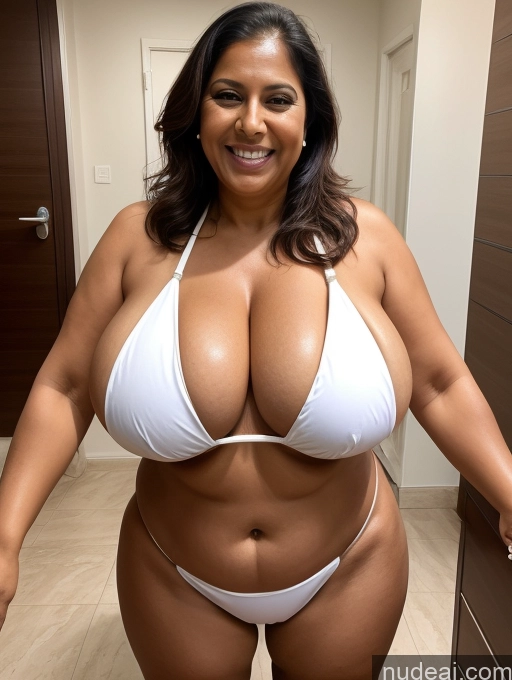 related ai porn images free for One Busty Huge Boobs Thick Tanned Skin Laughing Front View Microkini Thong 60s Indian Maid