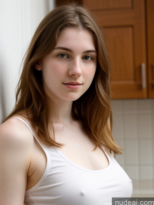 related ai porn images free for Fairer Skin Pubic Hair 18 Small Tits Tank Top Side View