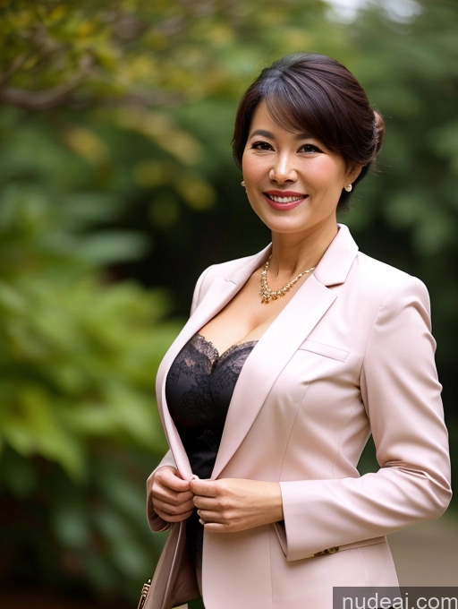 related ai porn images free for Woman Perfect Boobs Beautiful Perfect Body 70s Pixie Jacket Professor Secretary Stylish Suit Traditional Detailed Chinese Blouse Cleavage Busty Happy