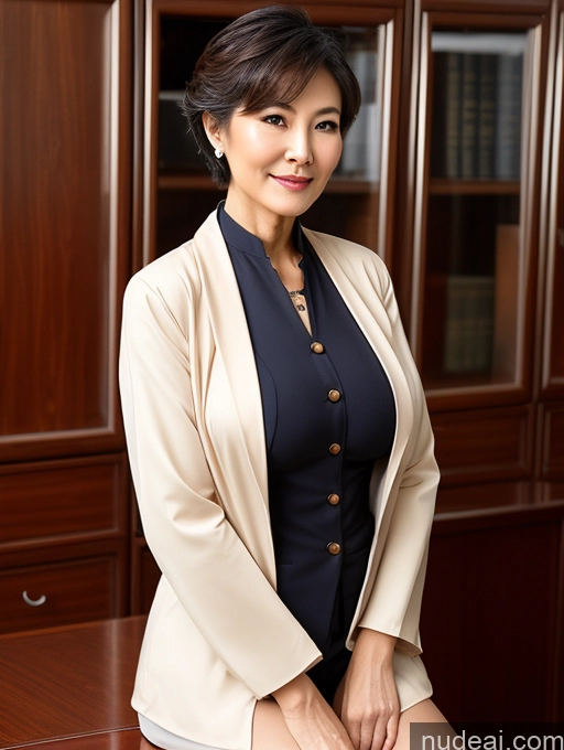 related ai porn images free for Woman Perfect Boobs Beautiful Perfect Body 70s Pixie Jacket Professor Secretary Stylish Suit Traditional Detailed Chinese Blouse Busty Topless